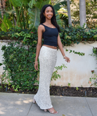 Theme Girls Delfina Long Sequin Skirt Girls Special Bottoms Theme-NYC Silver Y/M (10)