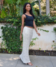 Theme Girls Delfina Long Sequin Skirt Girls Special Bottoms Theme-NYC Silver Y/M (10)
