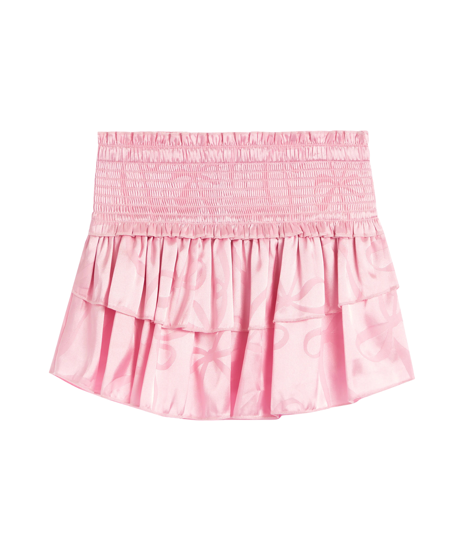 Katie J NYC Girls Bianca Skirt Baby Pink Bow Jacquard
