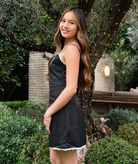 8apart Women Hallie Polka Dot Mini Dress Womens Casual Dresses 8apart