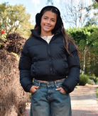 8apart Women Rowan Puffer Jacket Womens Casual Tops 8apart Black Juniors/Women S