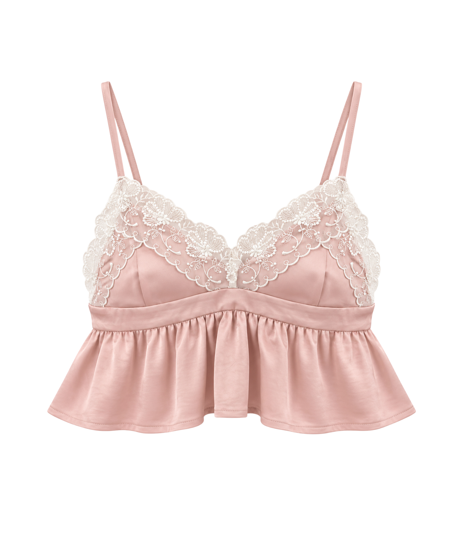 Katie J NYC Girls Renata Lace and Ruffle Top