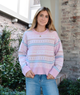 Love Shack Fancy Women Emberly Pullover Peach Dream Distressed/seasonal womens Love Shack Fancy Multi Juniors/Women XXS