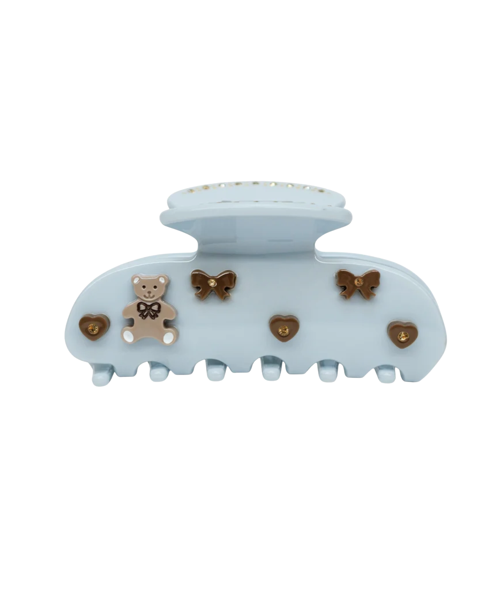 Emi Jay Sweetheart Clip in Dream Cloud Teddy Accessories Emi Jay Baby Blue