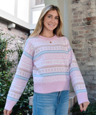 Love Shack Fancy Women Emberly Pullover Peach Dream Womens Casual Tops Love Shack Fancy