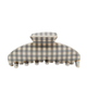 Emi Jay Big Effing Clip in Cozy Cloud Gingham Accessories Emi Jay Grey