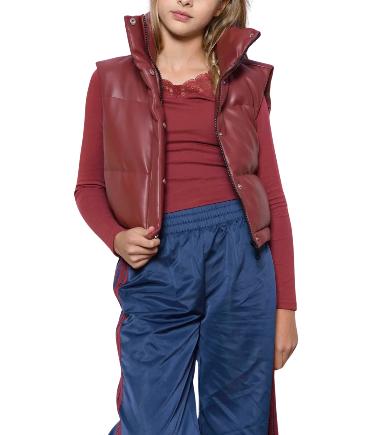 Katie J NYC Girls Jenny Vest Girls Casual Tops Katie J NYC