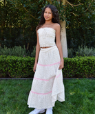 FBZ Girls Tilda Floral Lace Maxi Skirt Girls Casual Bottoms FBZ Flowers By Zoe Floral Y/S (7/8)