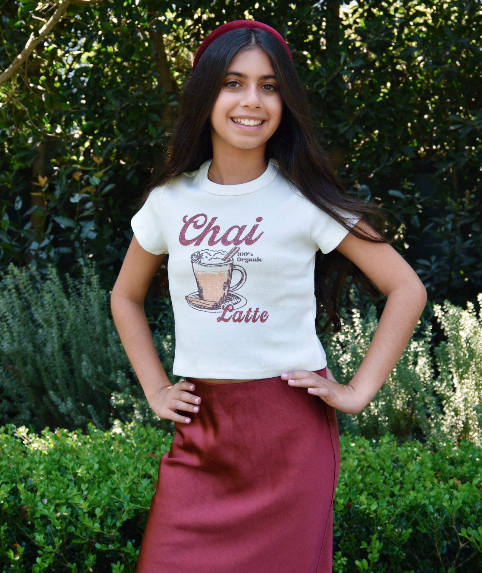 Katie J NYC Girls Chai Baby Tee