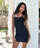 Katie J NYC Girls Harriet Bow Dress Girls Special Dresses Katie J NYC Black Y/S (7/8)