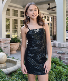 Love Shack Fancy Girls Camira Dress Black Girls Special Dresses Love Shack Fancy Black Y/7/8