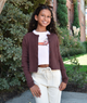 Katie J NYC Girls Rory Crew Cardigan