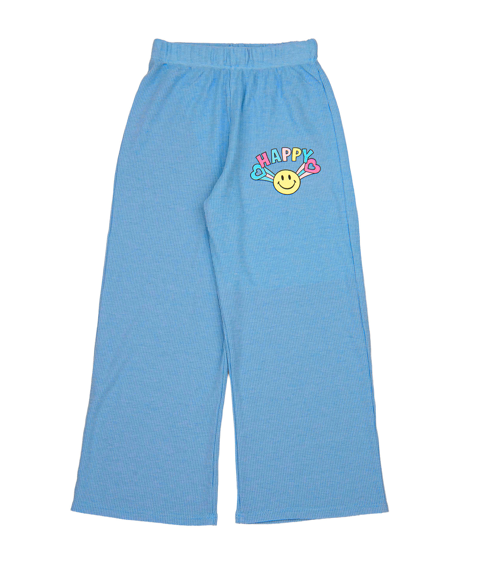 Firehouse Girls Happy Burst Wide Leg Sweatpants Girls Casual Bottoms Firehouse Ice Blue Y/2/3