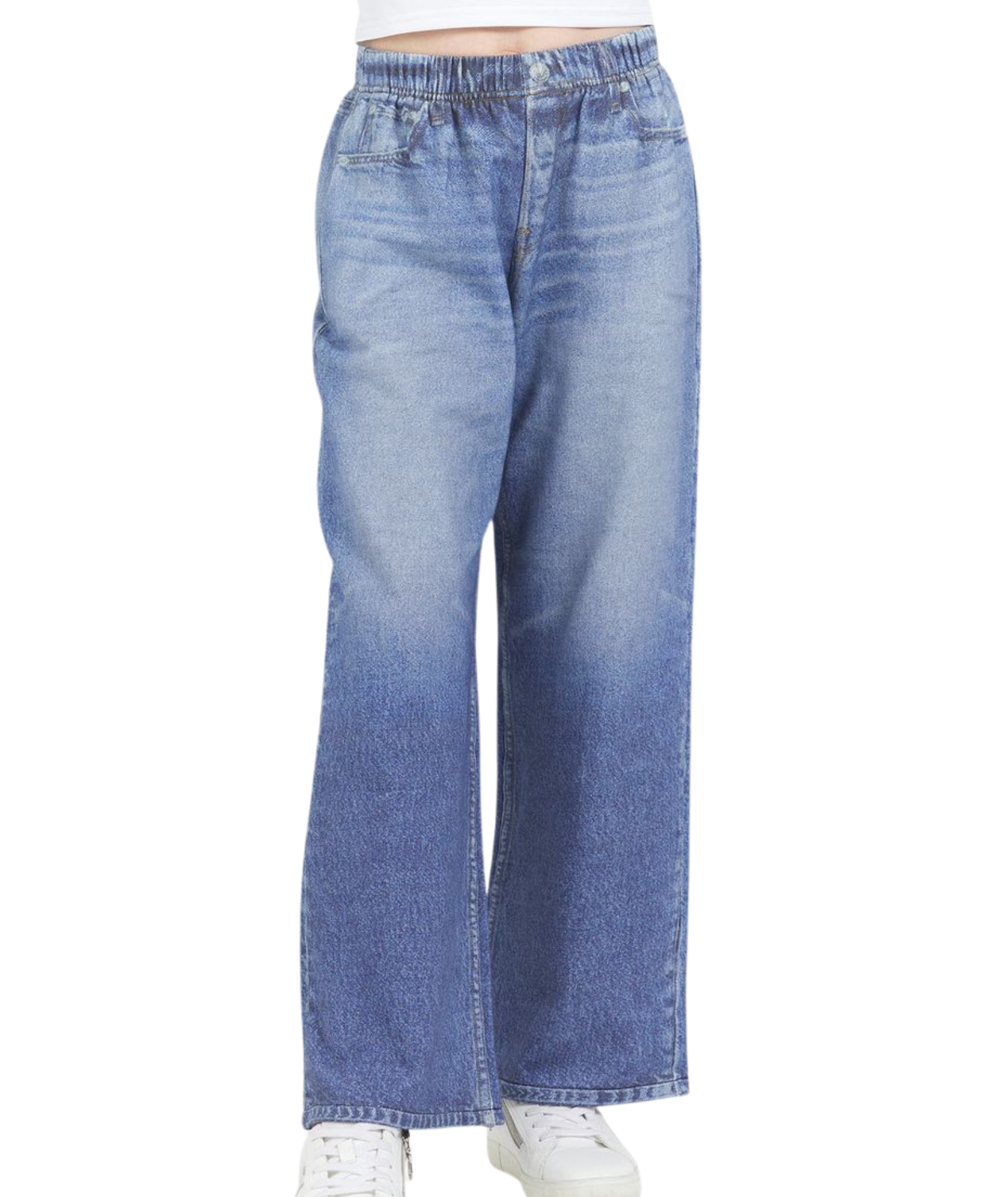 Mira Faux Denim Sweatshirt Jeans Girls Distressed/seasonal girls Vintage Havana Denim Y/7