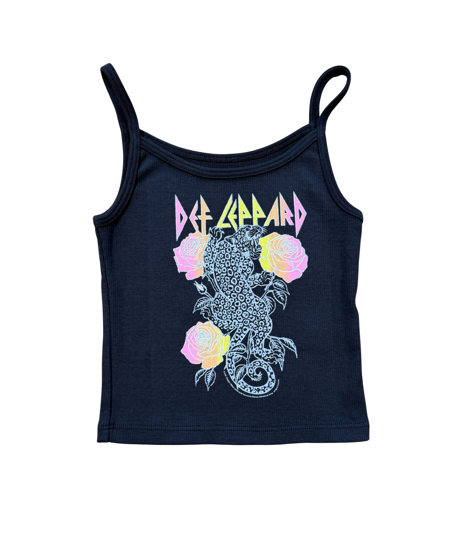 Rowdy Sprout Girls Def Leppard Roses Tank