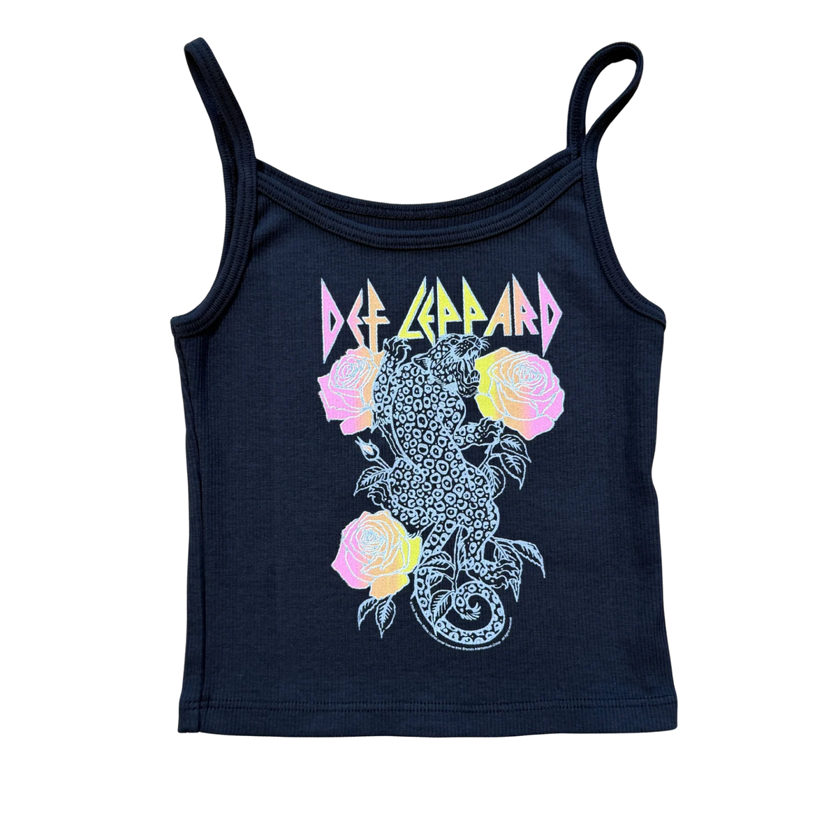 Girls Teen & Pre Teen Rowdy Sprout Def Leppard Roses Tank - Frankie's ...