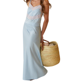 Theme Girls Joey Satin Maxi Skirt Girls Casual Bottoms Theme-NYC