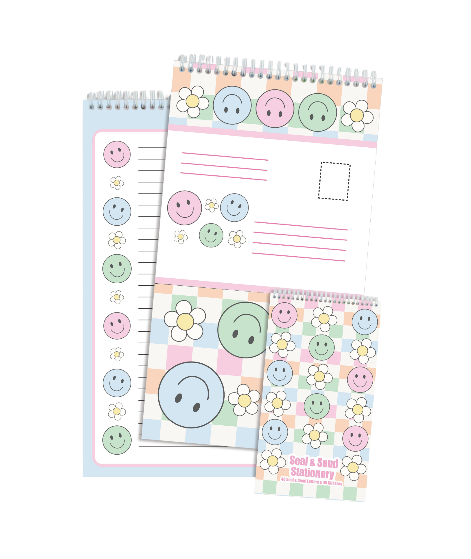 iScream Smile Flower Seal and Send Stationery