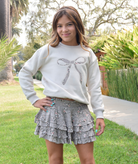 Summer Loving Girls Saline Skirt Petal Taupe Girls Casual Bottoms Summer Loving Floral Y/S (7/8)