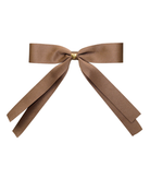 Emi Jay French Bow Barrette in Toasted Sugar Accessories Emi Jay Brown