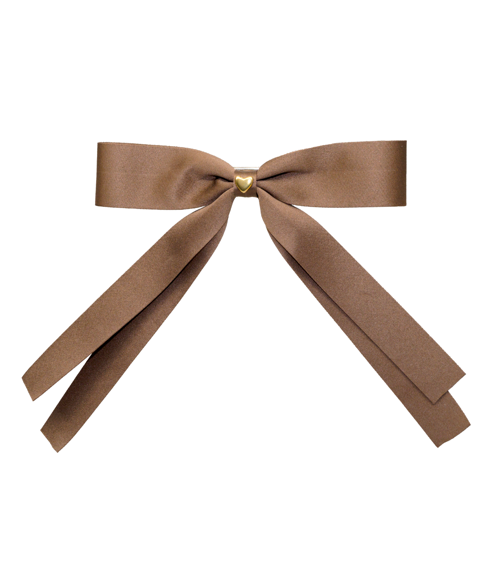 Emi Jay French Bow Barrette in Toasted Sugar Accessories Emi Jay Brown
