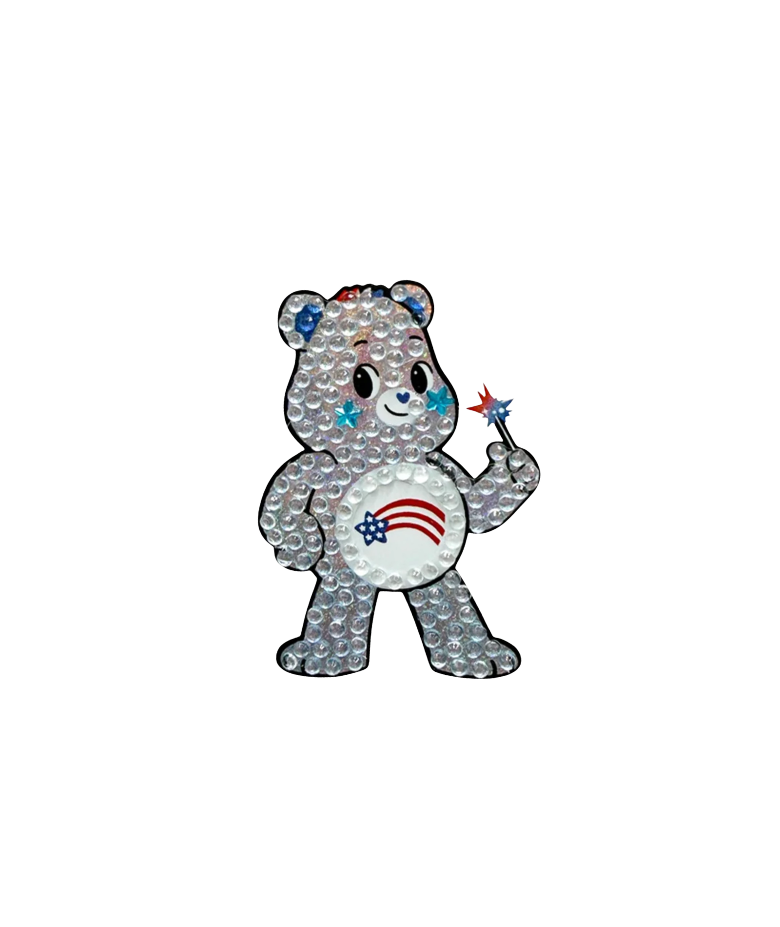 Sticker Beans America Cares Bear Sticker