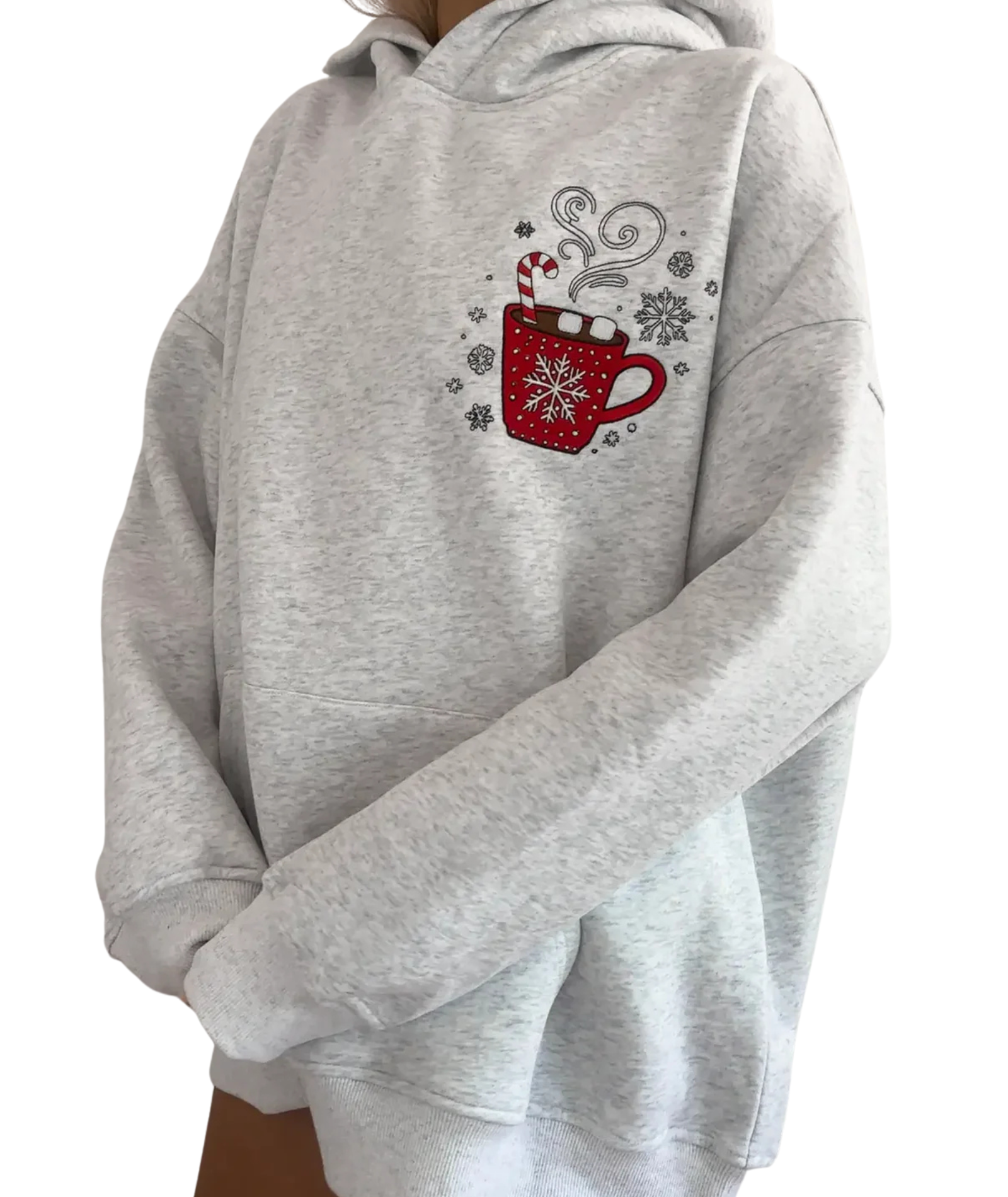 Sunkissed Coconut Juniors Holiday Hot Chocolate Recipe Hoodie Womens Casual Tops Sunkissed Coconut