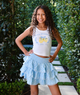 FBZ Girls Amalfi Lemon Tank Girls Casual Tops FBZ Flowers By Zoe White Y/5