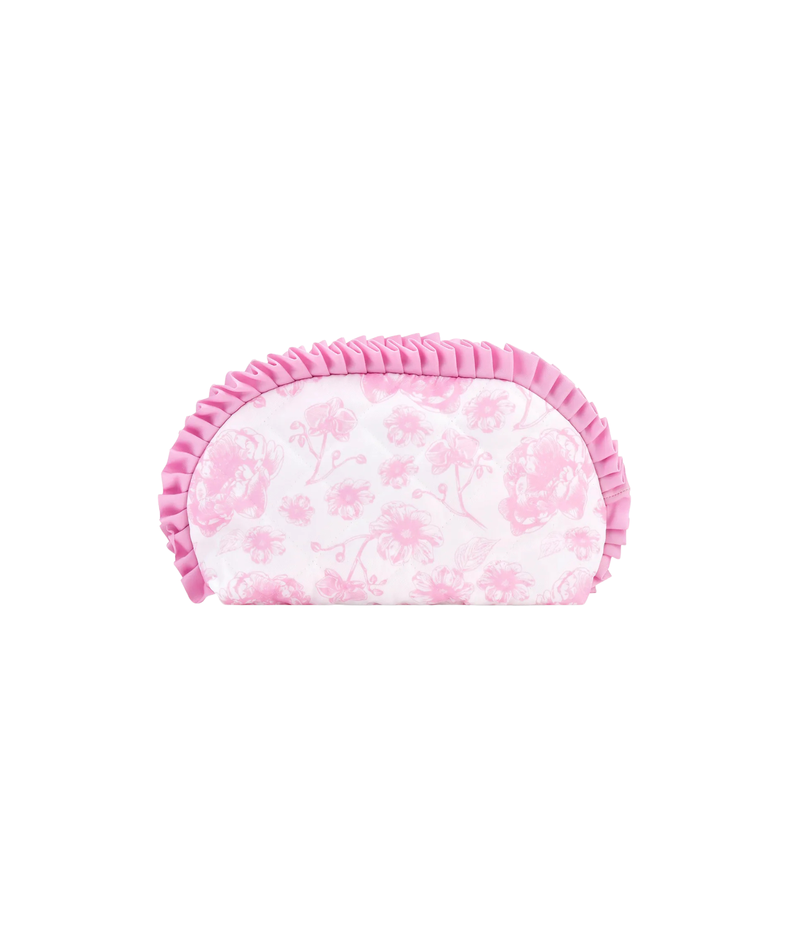 Pretty Pink Oval Cosmetic Bag