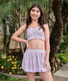 Shade Critters Bebe Bubble Skirt Blushing Blooms Girls Casual Bottoms Shade Critters