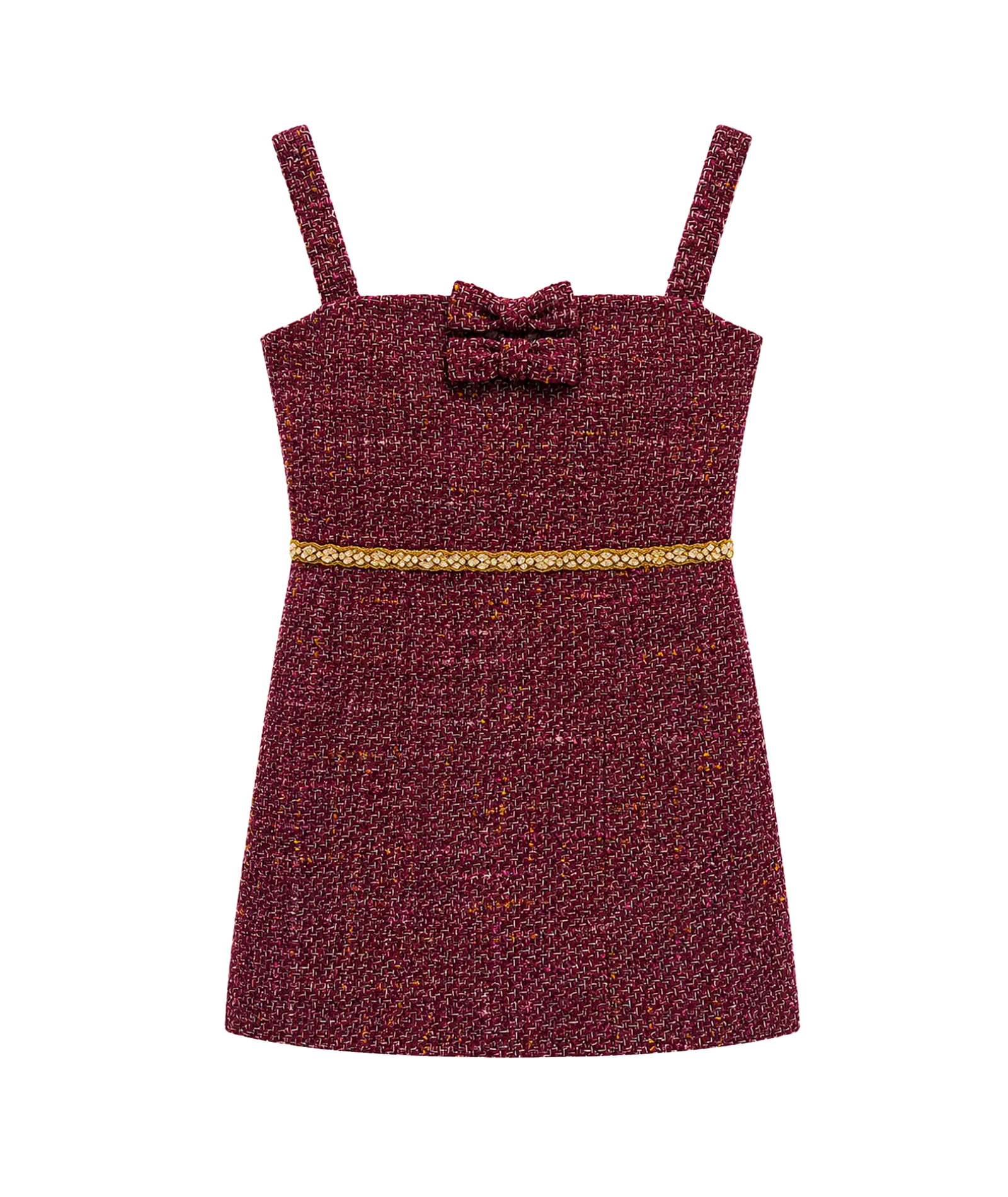Katie J NYC Girls Agatha Sleeveless Boucle Mini Dress