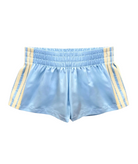 Katie J NYC Girls Jordyn Shorts Baby Blue/Butter Girls Casual Bottoms Katie J NYC Blue Y/S (7/8)