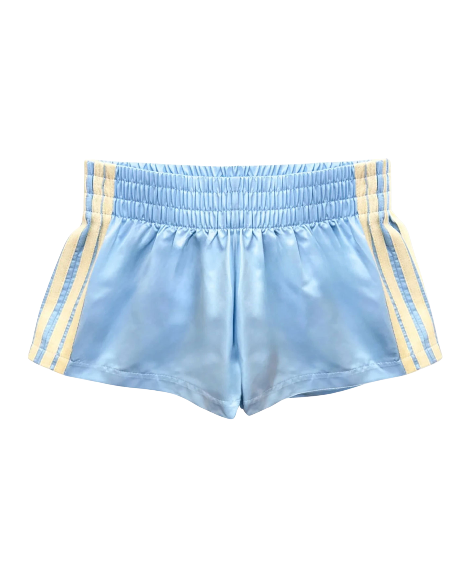 Katie J NYC Girls Jordyn Shorts Baby Blue/Butter Girls Casual Bottoms Katie J NYC Blue Y/S (7/8)