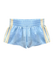 Katie J NYC Girls Jordyn Shorts Baby Blue/Butter Girls Casual Bottoms Katie J NYC Blue Y/S (7/8)
