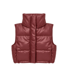 Katie J NYC Girls Jenny Vest Girls Casual Tops Katie J NYC Burgundy Y/S (7/8)