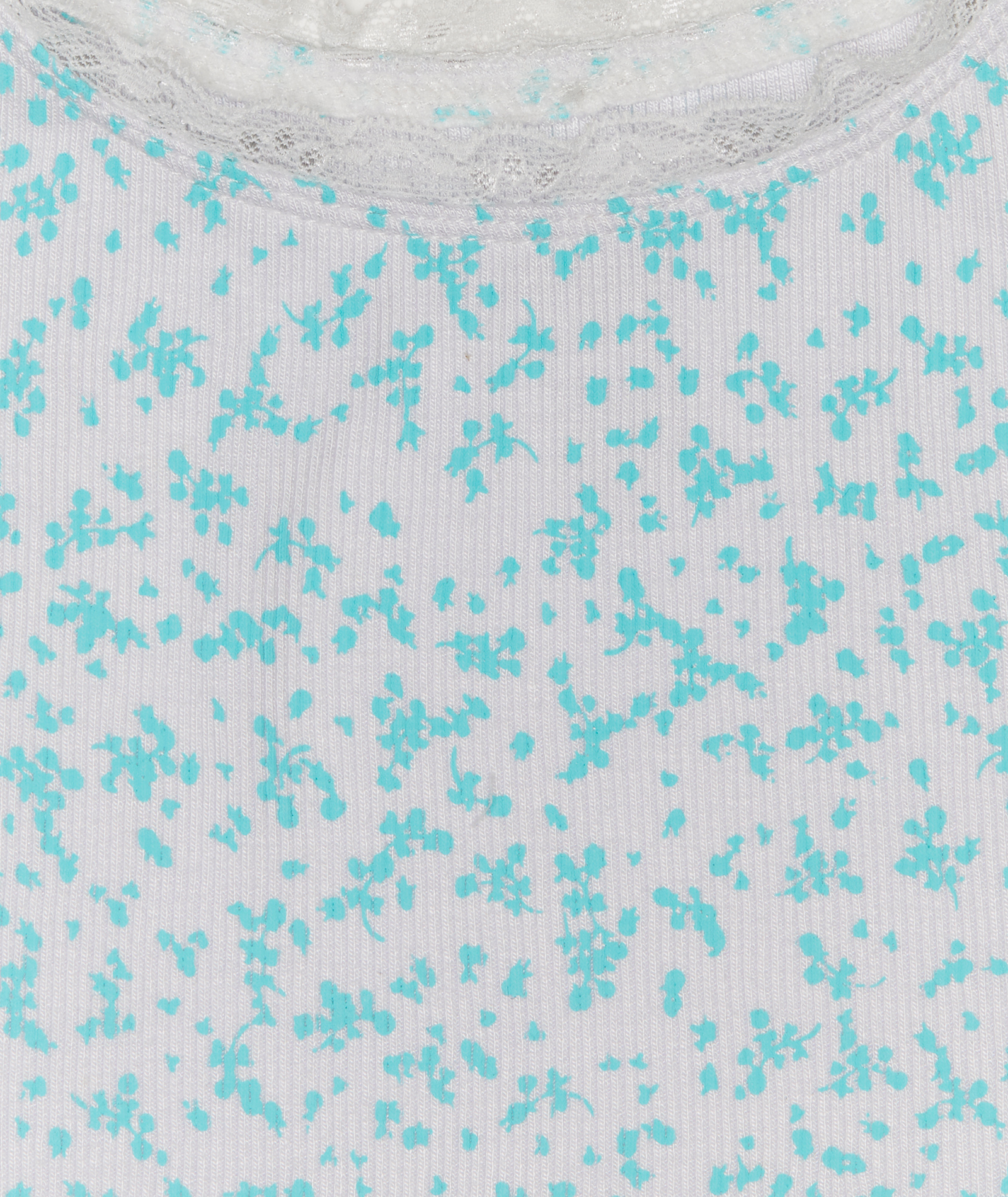 FBZ Girls Lilia Aqua Floral Lace Tank Girls Casual Tops FBZ Flowers By Zoe