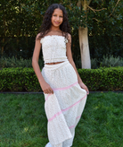 FBZ Girls Tilda Floral Lace Maxi Skirt Girls Casual Bottoms FBZ Flowers By Zoe