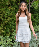 Theme Girls Isabella White Heart Bow Lace Dress Girls Casual Dresses Theme-NYC White Y/S (7/8)
