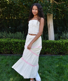 FBZ Girls Tilda Floral Lace Maxi Skirt Girls Casual Bottoms FBZ Flowers By Zoe