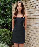 Love Shack Fancy Girls Venta Dress Black Girls Special Dresses Love Shack Fancy Black Y/7/8