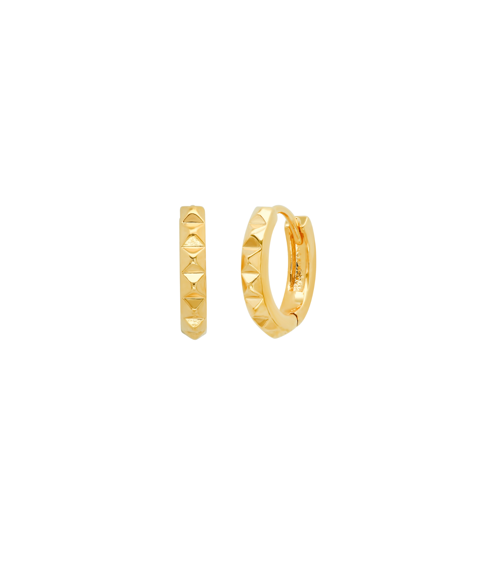 TAI Textured Huggies Jewelry - Trend TAI Gold