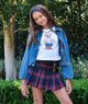 Katie J NYC Girls Dumbo Denim Bubble Jacket