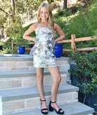 Theme Girls Maizy Silver Flower Sequin Dress Girls Special Dresses Theme-NYC