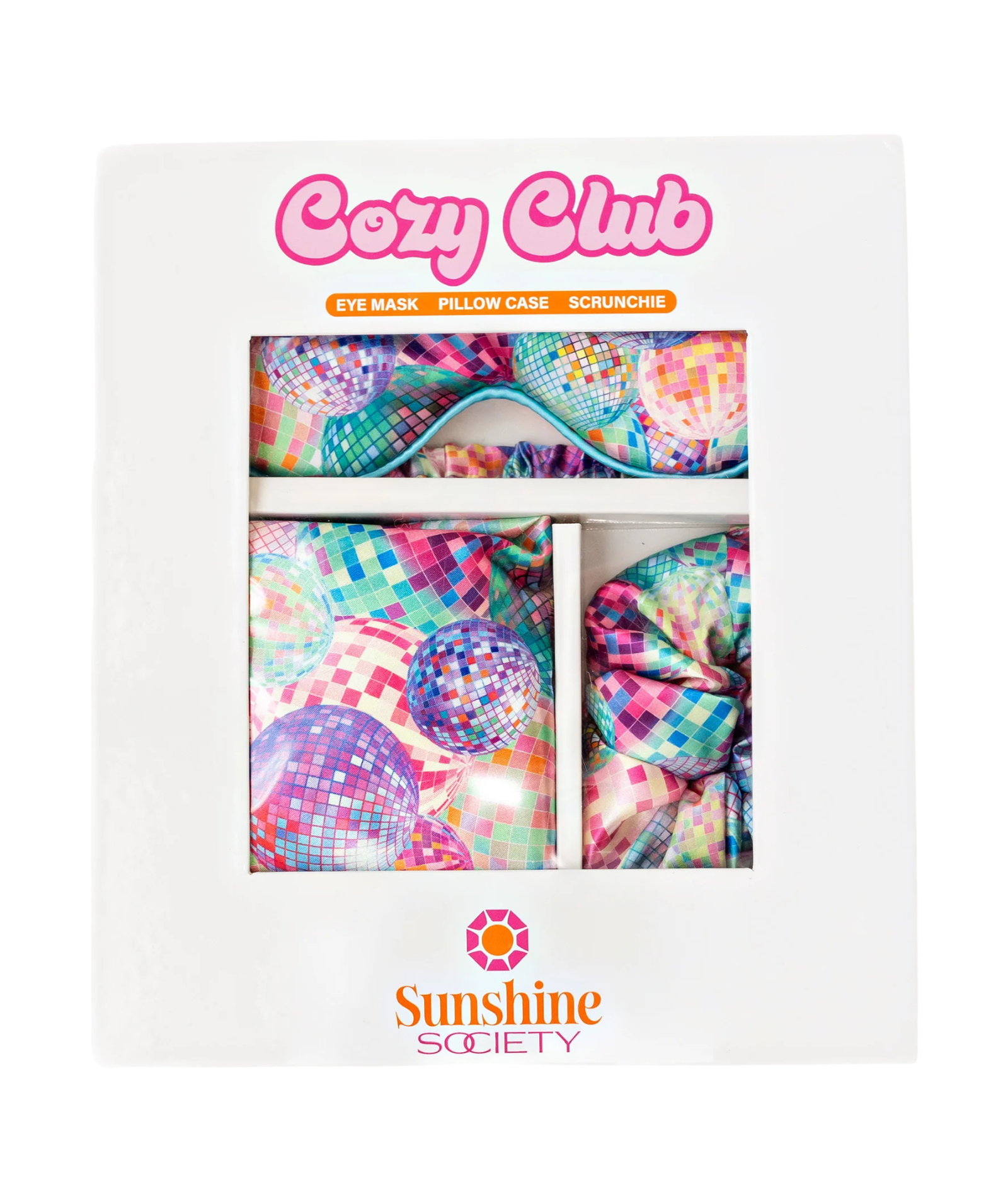 Sunshine Society Girls Cozy Club Set Disco Queen Accessories Sunshine Society Multi