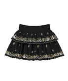 Katie J NYC Girls Black/Gold Lurex Allegra Skirt Girls Special Bottoms Katie J NYC