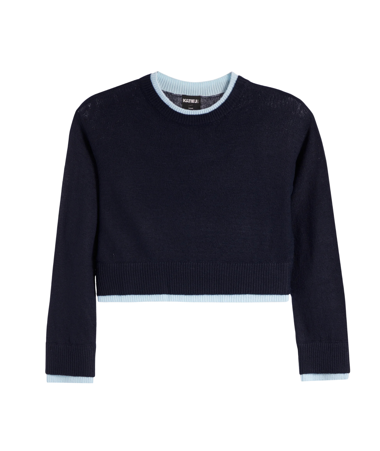 Katie J NYC Girls Nova Sweater Evening Blue/Baby Blue