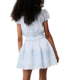 Love Shack Fancy Tween Mini Sani Skirt Blue Finch Girls Casual Bottoms Love Shack Fancy