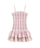 Katie J NYC Girls Baby Pink Cottage Stripe Melina Dress Girls Casual Dresses Katie J NYC Floral Y/S (7/8)