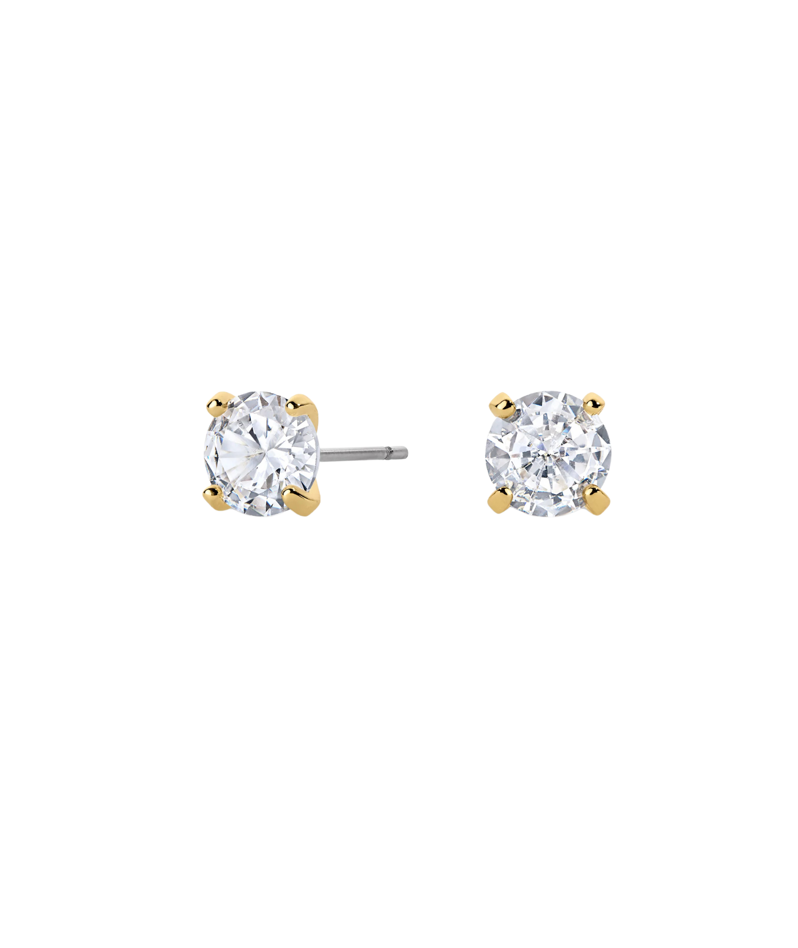 Electric Picks 5mm CZ Studs Jewelry - Trend Electric Picks Gold