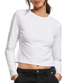 Perfect White Tee Women Jamie Recycled Cotton Long Sleeve Tee Womens Casual Tops Perfect White Tee